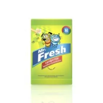Mr.Fresh / Салфетки Мистер Фреш для Лап Антибактериальные