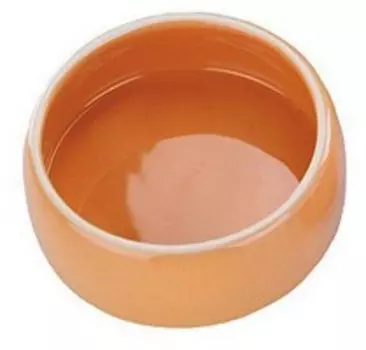 Nobby / Миска Ноби Керамическая с выпуклыми стенками Оранжевая