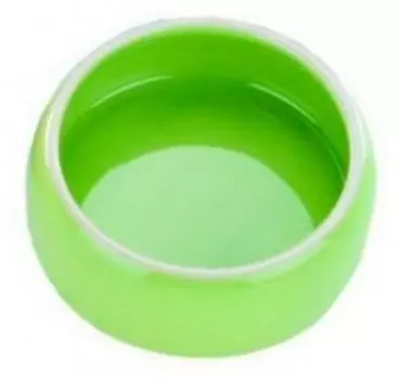 Nobby / Миска Ноби Керамическая с выпуклыми стенками Зеленая