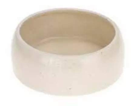 Nobby / Миска Ноби Керамическая с выпуклыми стенками Бежевая