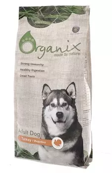 Organix Adult Dog Turkey / Сухой корм Органикс для взрослых собак с Чувствительным пищеварением Индейка
