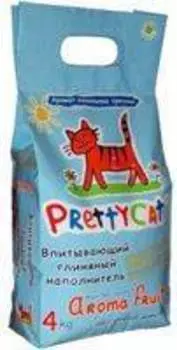 PrettyCat Aroma Fruit / Наполнитель для кошачьих туалетов ПриттиКэт Арома Фрут Впитывающий