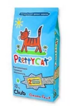 PrettyCat Aroma Fruit / Наполнитель для кошачьих туалетов ПриттиКэт Арома Фрут Впитывающий
