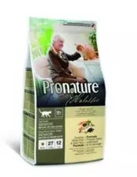 Pronature Holistic / Сухой корм Пронатюр Холистик для кошек низкокалорийный океаническая белая рыба с рисом