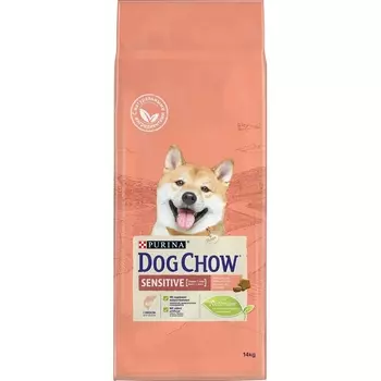 Purina Dog Chow Adult Sensitive Salmon / Сухой корм Пурина Дог Чау для взрослых собак при чувствительном пищеварении с лососем
