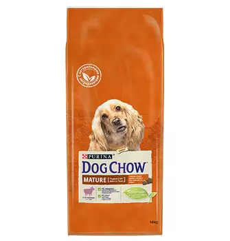 Purina Dog Chow Mature Adult 5+ Lamb / Сухой корм Пурина Дог Чау для собак Старшего возраста Ягненок