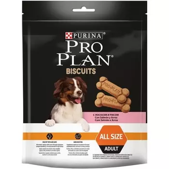 Purina Pro Plan Biscuits Salmon &amp; Rice / Лакомство Пурина Про План для взрослых собак при склоннности к набору веса с лососем