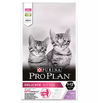 PRO PLAN DELICATE / Сухой корм ПРО ПЛАН для котят при чувствительном пищеварении с индейкой