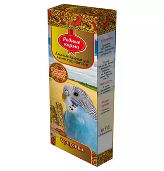 Родные Корма / Лакомые Палочки для Попугаев Ореховые
