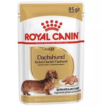 Royal Canin Breed dog Dachshund / Влажный корм (паштет) Роял Канин для собак породы Такса (цена за упаковку)