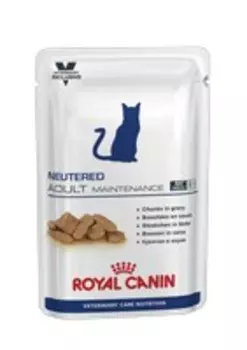 Royal Canin Neutered Adult Maintenance / Ветеринарный влажный корм (Консервы-Паучи) Роял Канин Ньютеред Эдалт Мэйнтенэнс для Взрослых Кастрированных котов и Стерилизованных кошек (цена за упаковку)