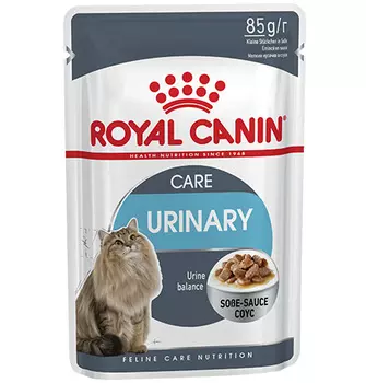 Royal Canin Urinary Care / Влажный корм (Консервы-Паучи) Роял Канин Уринари Кэа для кошек Профилактика Мочекаменных болезней (цена за упаковку)