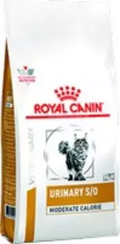Royal Canin Urinary S\O Moderate Calorie / Ветеринарный сухой корм Роял Канин Уринари для кошек с умеренным содержанием энергии при лечении мочекаменной болезни