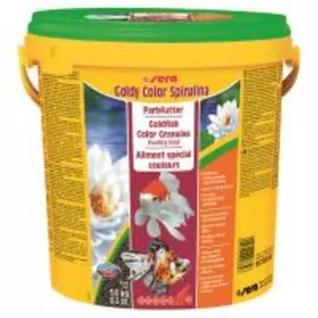 Sera Goldy Color Spirulina / Корм Сера для Золотых рыб в гранулах Улучшает окраску