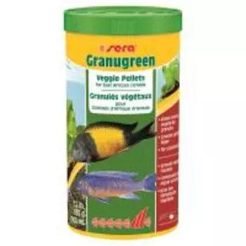 Sera Granugreen / Корм Сера для Цихлид растительноядных