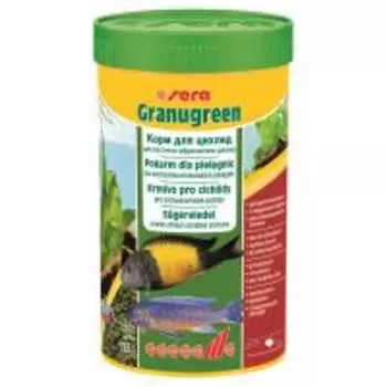 Sera Granugreen / Корм Сера для Цихлид растительноядных