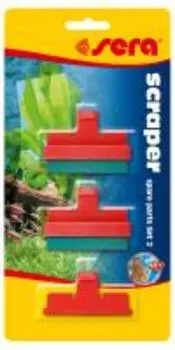 Sera Scraper spare parts Set 2 / Набор насадок Сера для скребка (для акрилового стекла)