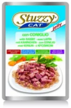 Stuzzy / Паучи Штуззи для кошек Кролик в желе (цена за упаковку)