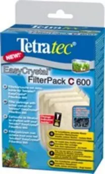 Tetra EC 600 С фильтрующие картриджи с углем для внутреннего фильтра EasyCrystal 600 3 шт.