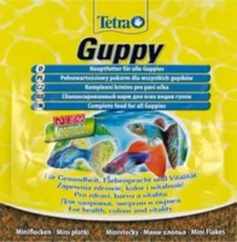 Tetra Guppy / Корм Тетра в хлопьях для гуппи