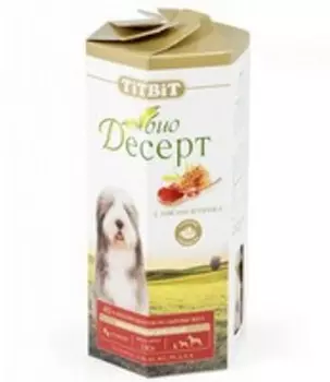 Titbit Био Десерт / Мясное печенье Титбит для собак с Ягненком Standart для Дрессуры