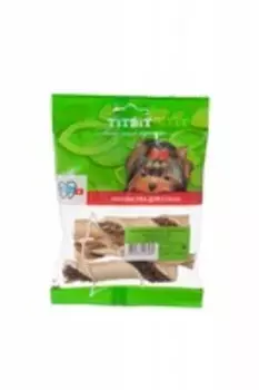 Titbit Dental+ Лакомый кусочек / Лакомство Титбит для собак Палочки Витые с начинкой для Чистки зубов