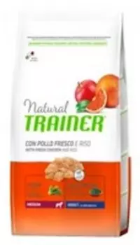 Trainer Natural Medium Adult Chicken &amp; Rice / Сухой корм Трейнер для взрослых собак Средних пород Курица и Рис