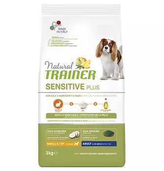 Trainer Natural Sensitive Plus No Grain Mini Adult / Сухой Беззерновой корм Трейнер для собак Мелких пород Кролик