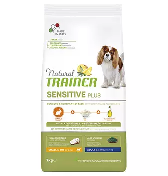 Trainer Natural Sensitive Plus No Grain Mini Adult / Сухой Беззерновой корм Трейнер для собак Мелких пород Кролик