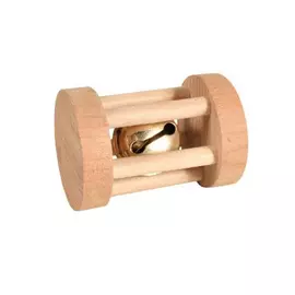 Trixie / Игрушка Трикси для грызунов "Барабан с бубенчиком" дерево