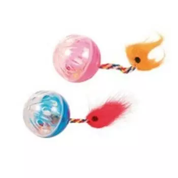 Trixie / Игрушка Трикси для кошек "Мячи с хвостами"