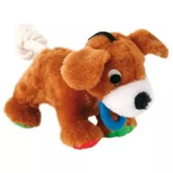 Trixie / Игрушка Трикси для Щенков "Плюшевая собака" с пищалкой