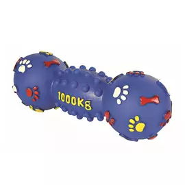 Trixie / Игрушка Трикси для собак "Гантель с лапками" с пищалкой винил