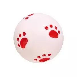 Trixie / Игрушка Трикси для собак "Мяч След" с пищалкой винил