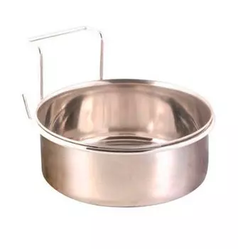 Trixie / Миска Трикси для птиц и грызунов с Крепежом Подвесная Металлическая