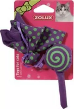 Zolux / Игрушка Золюкс для кошек Мягкие бабочка и конфета с Мятой 2 шт