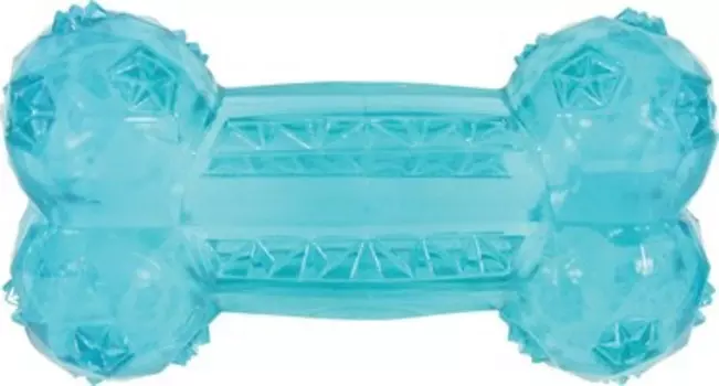 Zolux / Игрушка Золюкс для собак Кость Термопластичная резина Бирюзовая