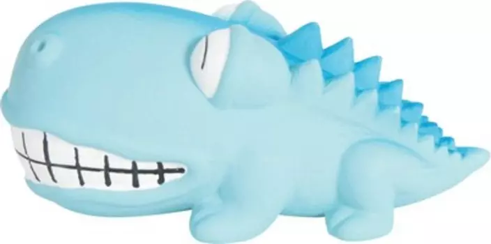 Zolux / Игрушка Золюкс для собак Крокодил Голубой Латекс