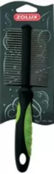 Zolux / Расческа Золюкс Двусторонняя с Металлическими зубцами
