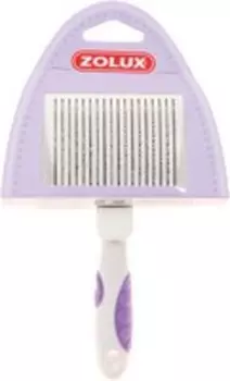 Zolux / Щетка-пуходерка Золюкс для кошек Самоочищающаяся