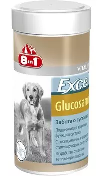 8in1 Глюкозамин Excel для собак (55 шт.)