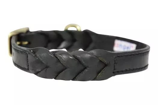 Angel ошейник для собак плетеный Braided (51 х 2,5 см., Черный)