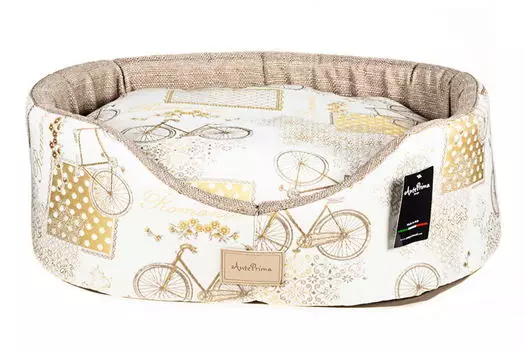 AntePrima лежак для животных Nathalie принт велосипед (72 х 52 х 23 см.)