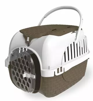 Bama Pet переноска для животных Kennel Tour до 7 кг (52 х 33 х 34 см., Коричневый)