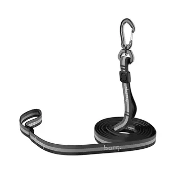 Barq поводок Stripes Sling (3 м., Черно-серый)