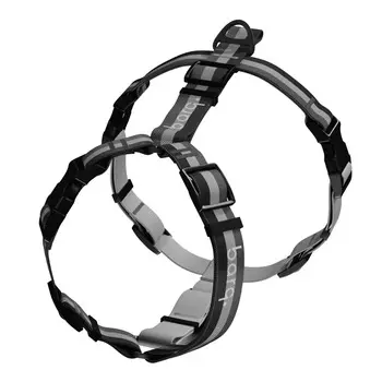 Barq шлейка Stripes Combo (S-M, Черно-серый)