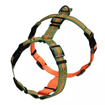 Barq шлейка Stripes Combo (S-M, Зелено-оранжевый)