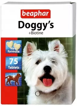 Beaphar Витаминный комплекс Doggy's + Biotine для собак (75 шт.)