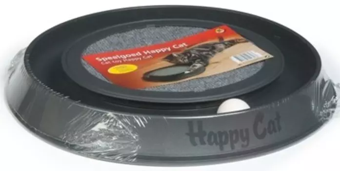 Beeztees 440405 игрушка "Happy Cat Погоняй мячик" для кошек (41*38*5см, Антрацит)