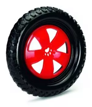 Beeztees 625812 игрушка "Фрисби-колесо" для собак (24 см., Черный/красный)